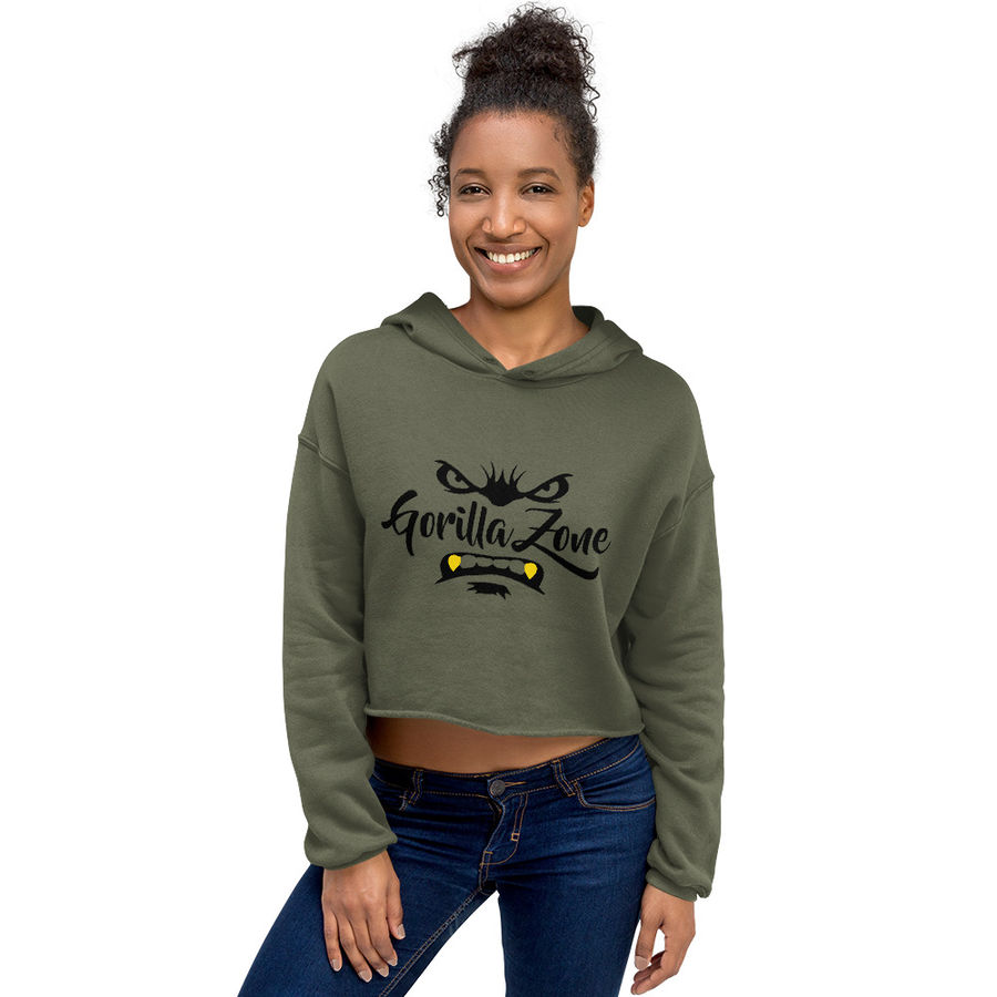 Gorilla Zone Crop Hoodie