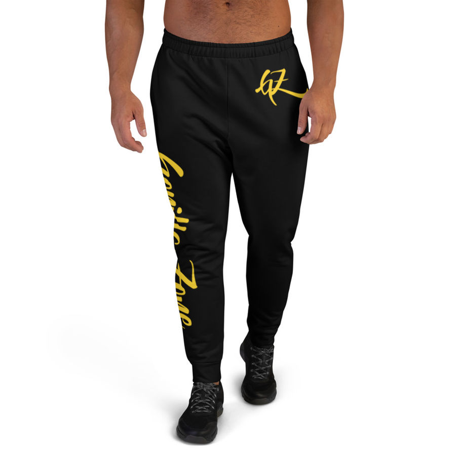 Gorilla Zone Black & Yellow Men's Joggers